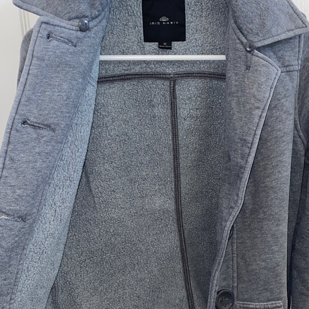 Iris Basic Gray Button-Up Jacket - Picture 5 of 8